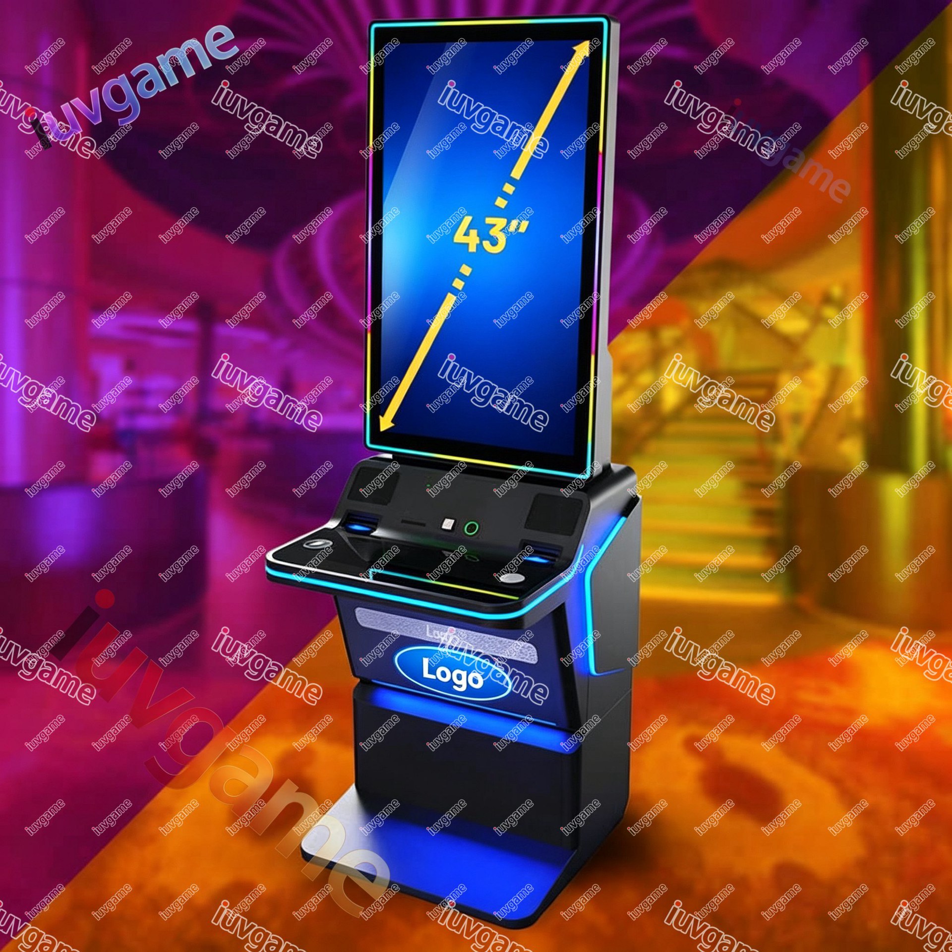 43″ Flat Skill Game Machine with Multi-game