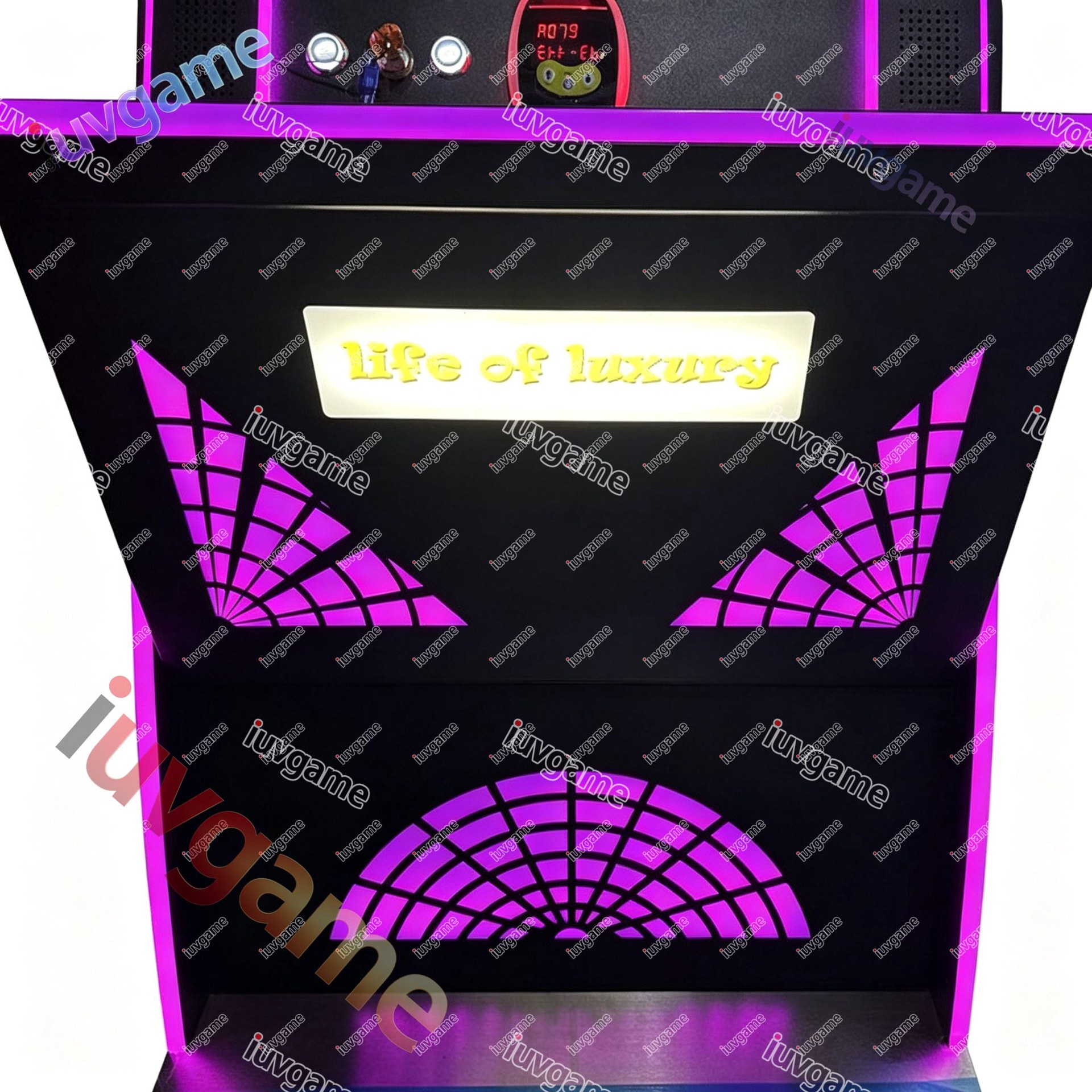 Dual-screen Upright Skill Game Machine with Duo Fu Duo Cai