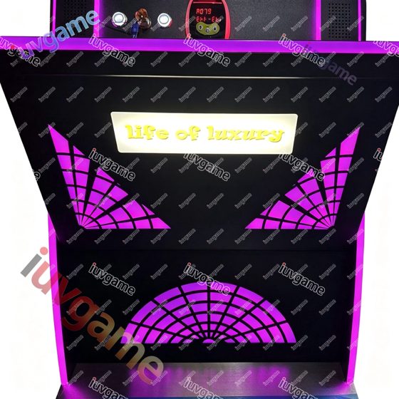 Dual-screen Upright Skill Game Machine with Duo Fu Duo Cai