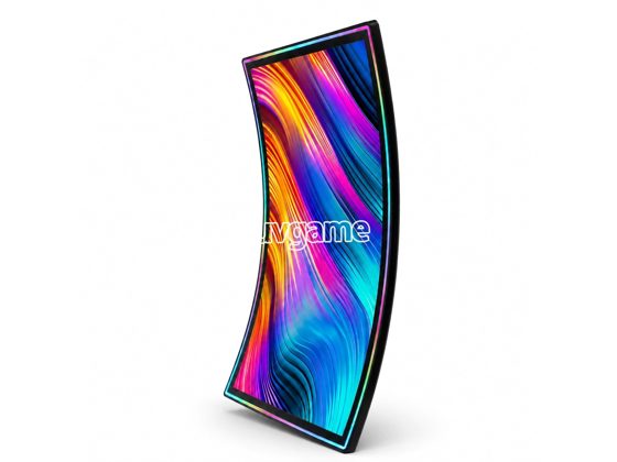 43″ LED Lighted Curved Touch Display (4K) 1