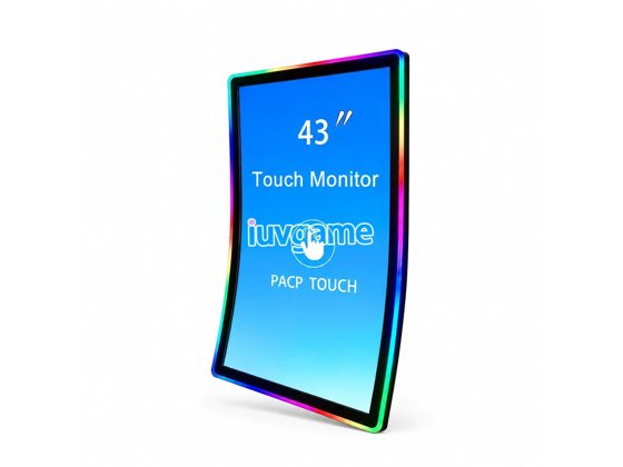 43″ LED Lighted J-Shape Touch Display 3