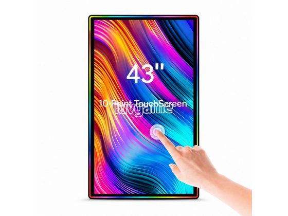 43″ LED Lighted Vertical Touch Display – 3