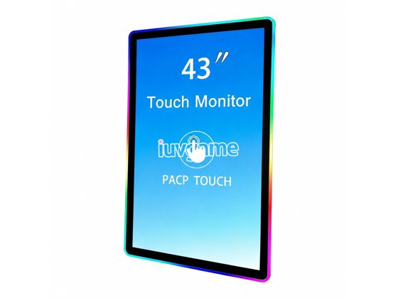 43″ LED Lighted Vertical Touch Display –1
