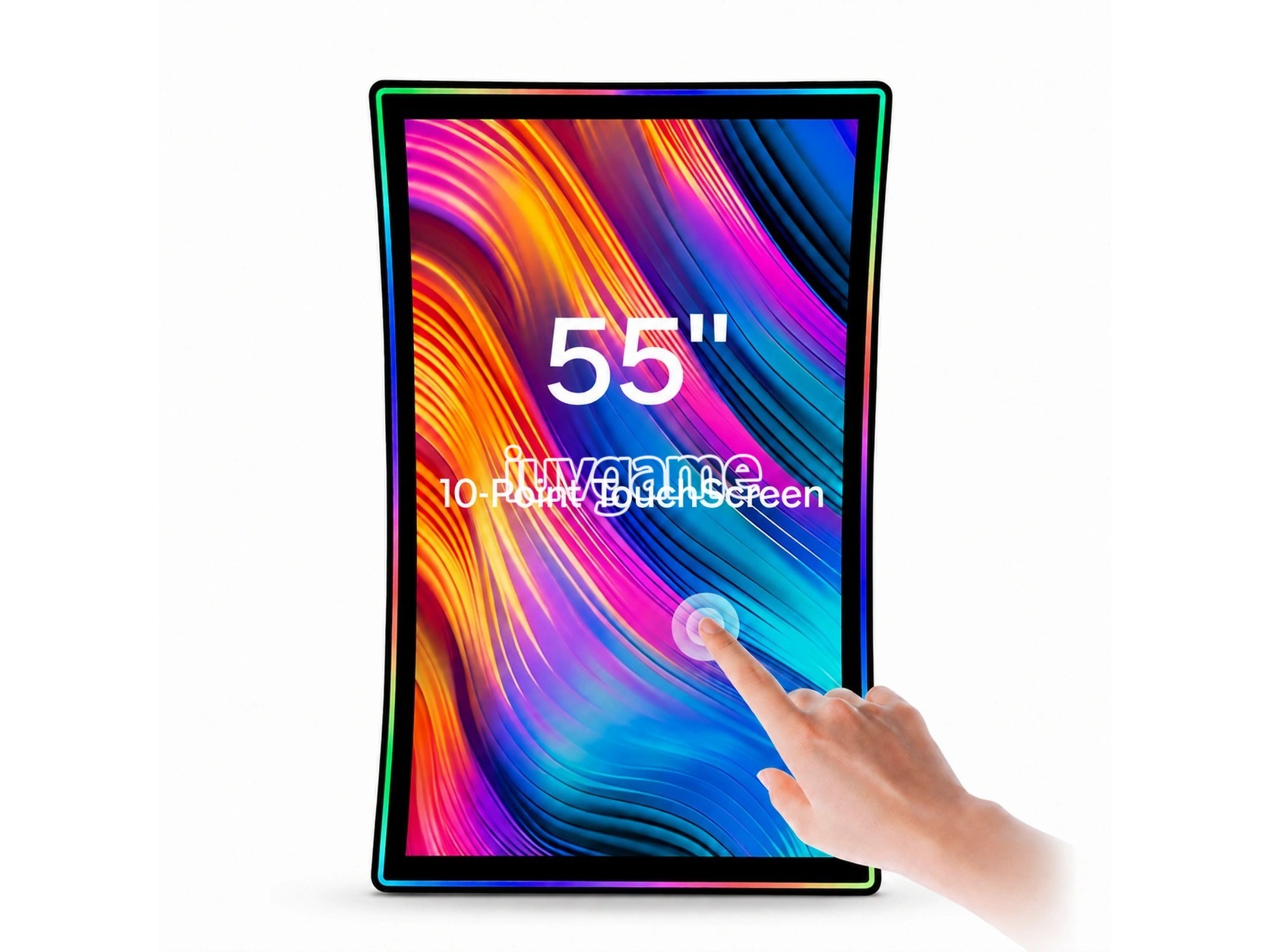 55″ LED Lighted Curved Touch Display (4K) – 1